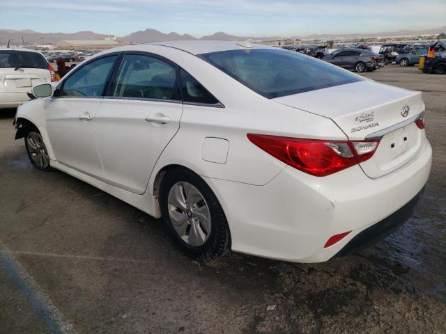 5NPEB4AC7EH819601 - 2014 HYUNDAI SONATA GLS WHITE photo 2