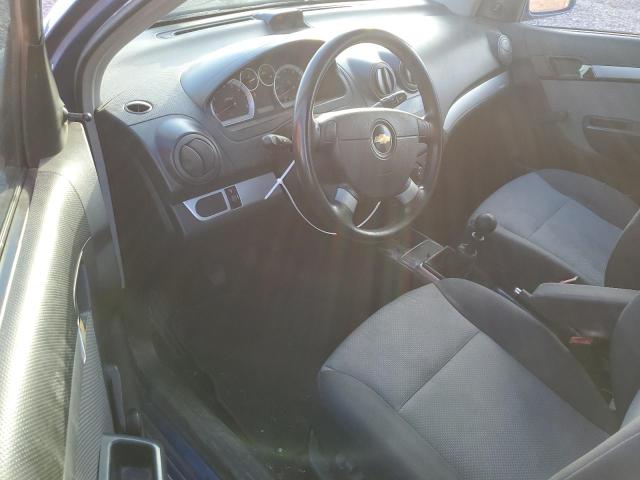 KL1TD6DE2BB160860 - 2011 CHEVROLET AVEO LS Mavi foto 8