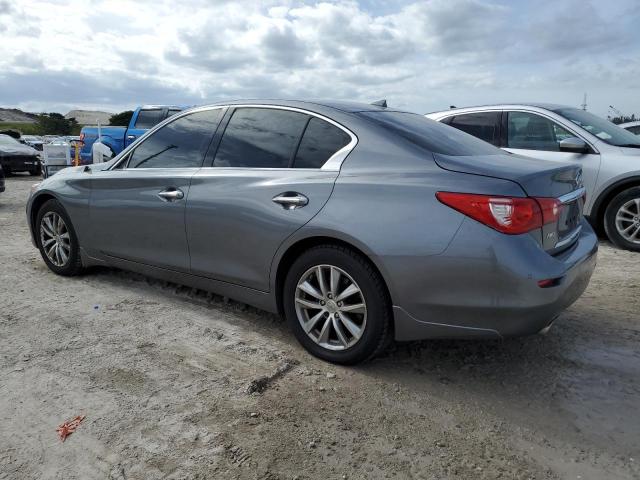 JN1BV7AR0FM417168 - 2015 INFINITI Q50 BASE CHARCOAL photo 2