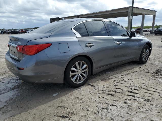 JN1BV7AR0FM417168 - 2015 INFINITI Q50 BASE CHARCOAL photo 3