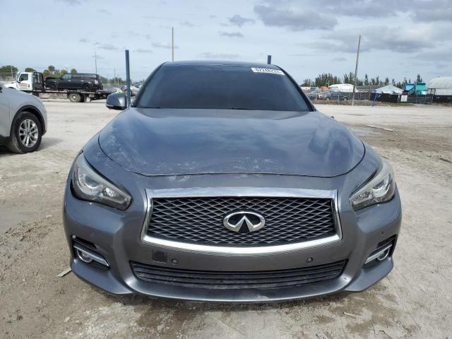 JN1BV7AR0FM417168 - 2015 INFINITI Q50 BASE CHARCOAL photo 5