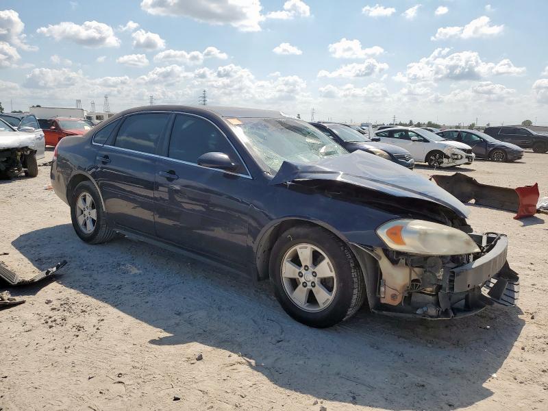 2G1WB5EK4A1193912 - 2010 CHEVROLET IMPALA LT BLUE photo 4