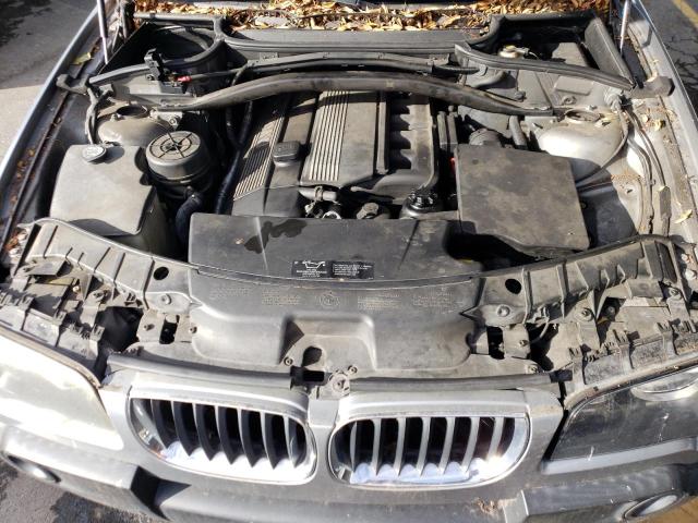 WBXPA73495WC47286 - 2005 BMW X3 2.5I SILVER photo 11