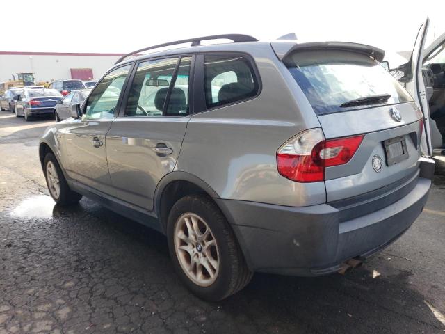 WBXPA73495WC47286 - 2005 BMW X3 2.5I SILVER photo 2