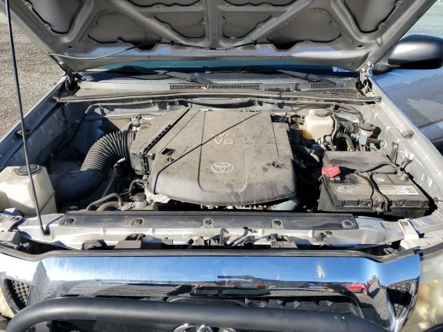 5TFLU4EN4BX001529 - 2011 TOYOTA TACOMA DOUBLE CAB SILVER photo 11