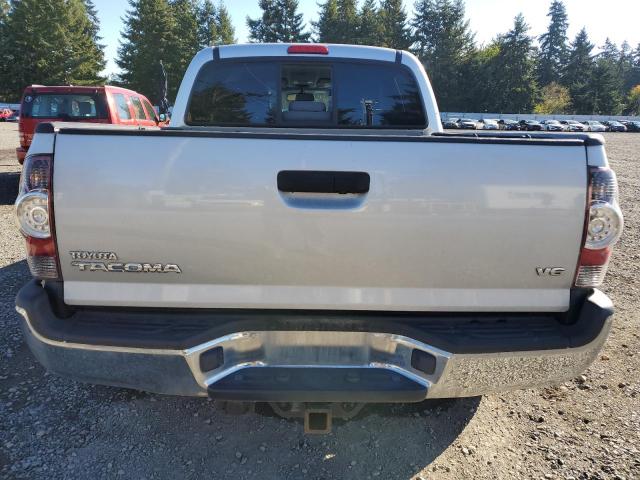 5TFLU4EN4BX001529 - 2011 TOYOTA TACOMA DOUBLE CAB SILVER photo 6