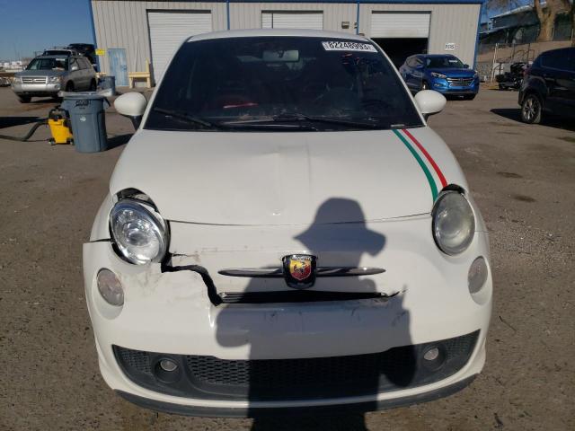 3C3CFFFH7DT551664 - 2013 FIAT 500 ABARTH WHITE photo 5