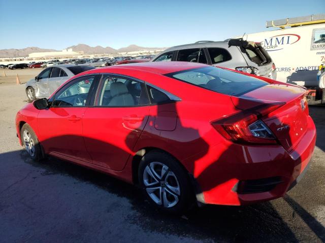 2HGFC2F51JH601061 - 2018 HONDA CIVIC LX RED photo 2