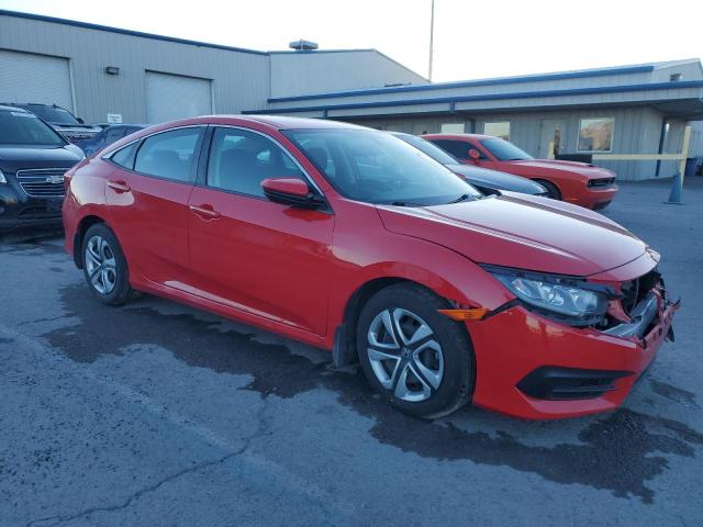 2HGFC2F51JH601061 - 2018 HONDA CIVIC LX RED photo 4