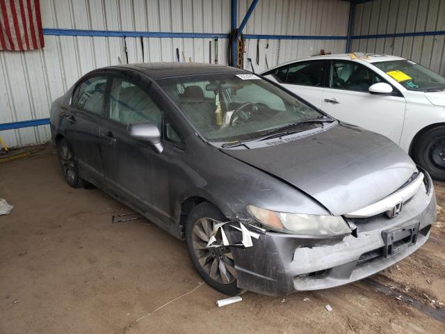 19XFA1F84AE019864 - 2010 HONDA CIVIC EX GRAY photo 4