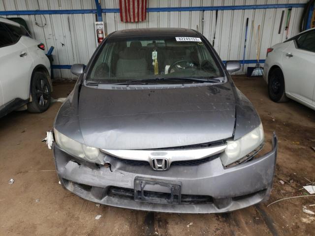 19XFA1F84AE019864 - 2010 HONDA CIVIC EX GRAY photo 5