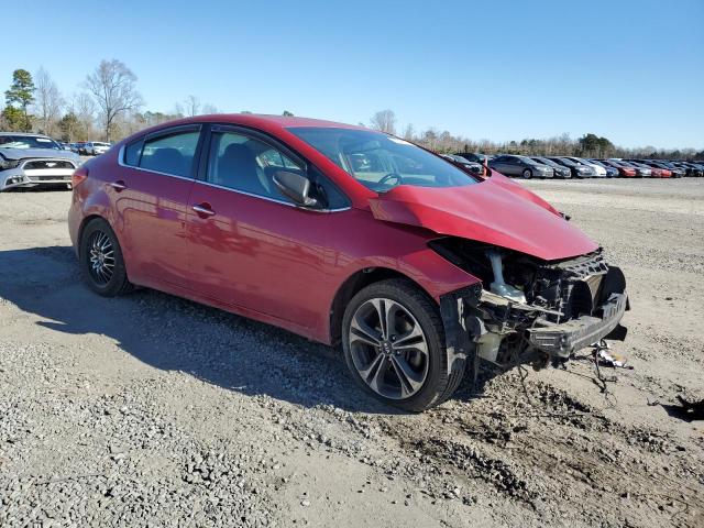 KNAFX4A86G5485661 - 2016 KIA FORTE EX RED photo 4