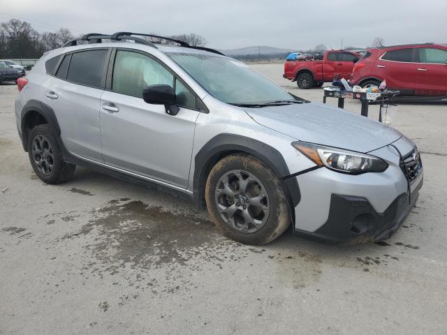 JF2GTHSC0MH343069 - 2021 SUBARU CROSSTREK SPORT SILVER photo 4