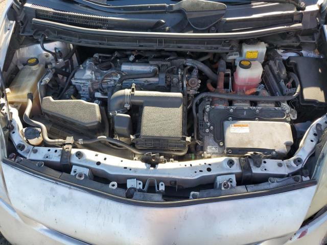 JTDKN3DU9C5417729 - 2012 TOYOTA PRIUS ვერცხლისფერი ფოტო 11
