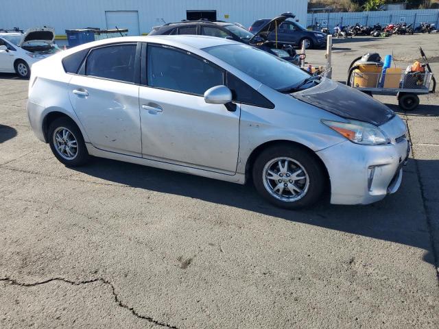 JTDKN3DU9C5417729 - 2012 TOYOTA PRIUS ვერცხლისფერი ფოტო 4