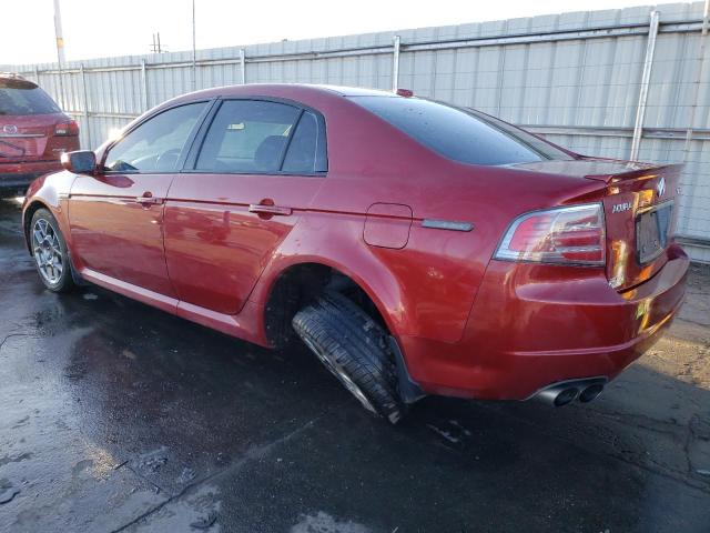 19UUA76517A016093 - 2007 ACURA TL TYPE S RED photo 2