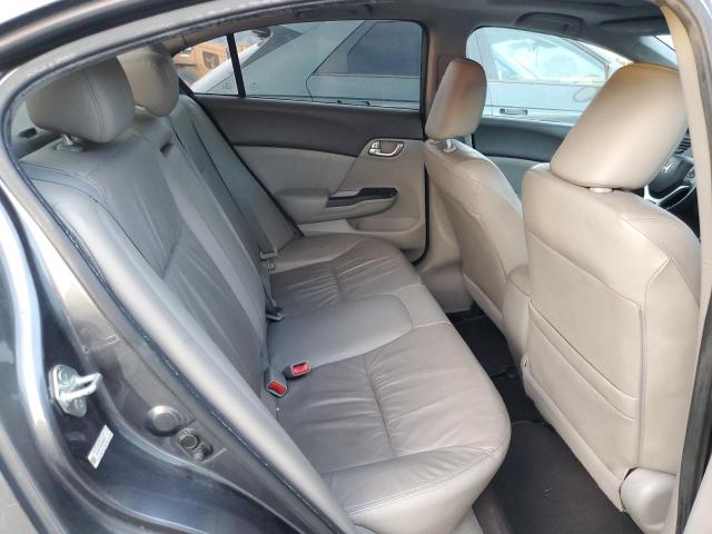 19XFB2F93CE366374 - 2012 HONDA CIVIC EXL ნაცრისფერი ფოტო 10