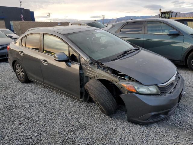 19XFB2F93CE366374 - 2012 HONDA CIVIC EXL ნაცრისფერი ფოტო 4