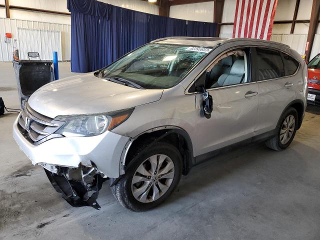 2HKRM3H76EH564096 - 2014 HONDA CR-V EXL SILVER photo 1