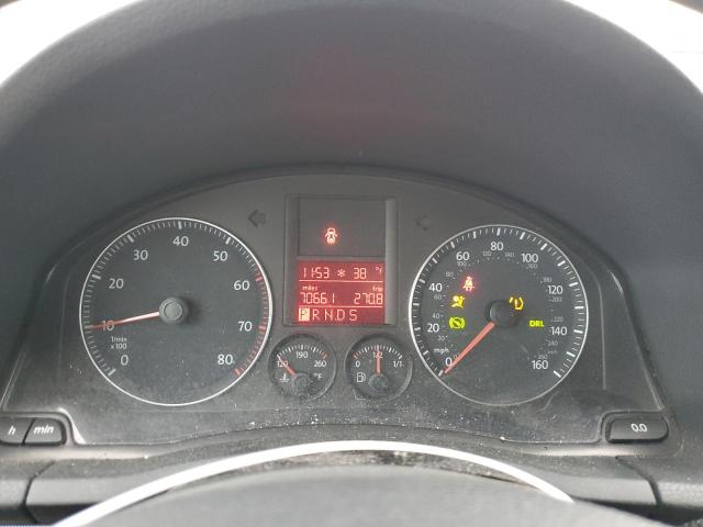 3VWEF71K97M182072 - 2007 VOLKSWAGEN JETTA WOLFSBURG 黑色 照片 9