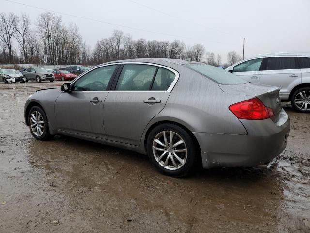 JNKBV61F67M809164 - 2007 INFINITI G35 SILVER photo 2