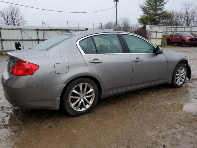 JNKBV61F67M809164 - 2007 INFINITI G35 SILVER photo 3