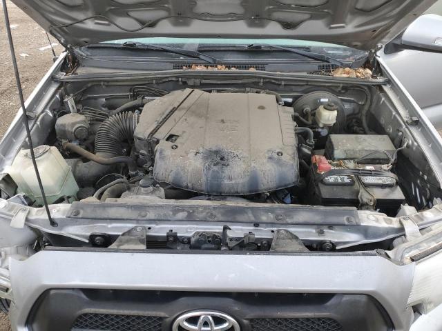 5TFJU4GN5FX070353 - 2015 TOYOTA TACOMA DOUBLE CAB PRERUNNER SILVER photo 11