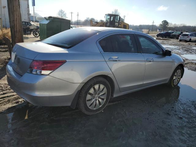 1HGCP2F35AA027634 - 2010 HONDA ACCORD LX SILVER photo 3