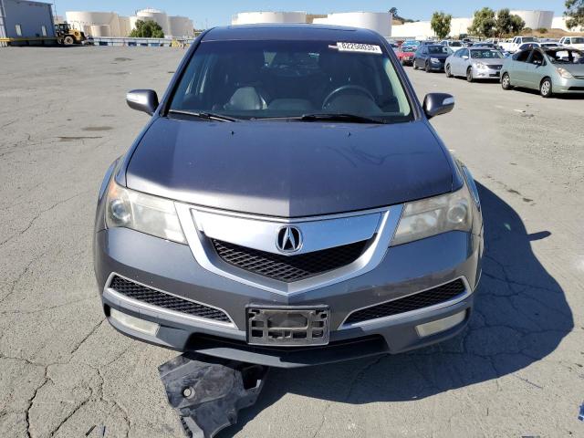 2HNYD2H6XBH520601 - 2011 ACURA MDX TECHNOLOGY GRAY photo 5