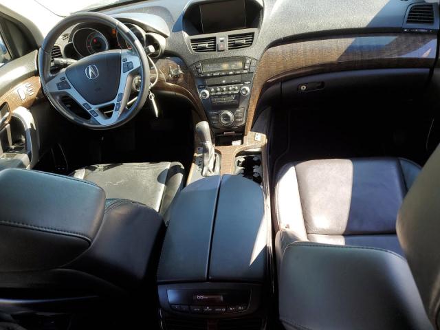 2HNYD2H6XBH520601 - 2011 ACURA MDX TECHNOLOGY GRAY photo 8