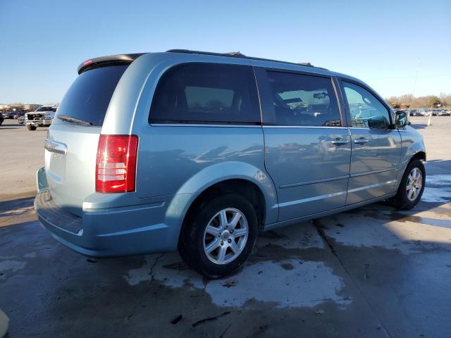 2A8HR54P68R736481 - 2008 CHRYSLER TOWN & COU TOURING TURQUOISE photo 3
