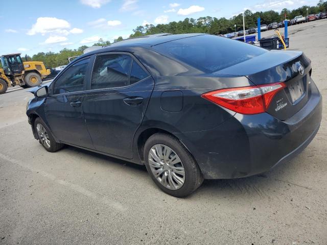 2T1BURHE3GC499586 - 2016 TOYOTA COROLLA L BLACK photo 2