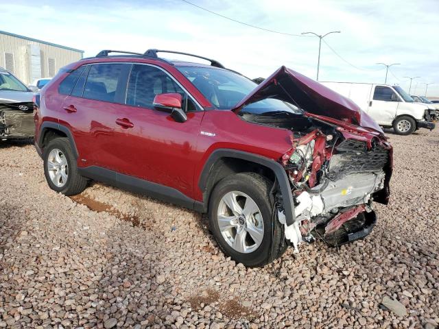 4T3RWRFV9MU015367 - 2021 TOYOTA RAV4 XLE RED photo 4