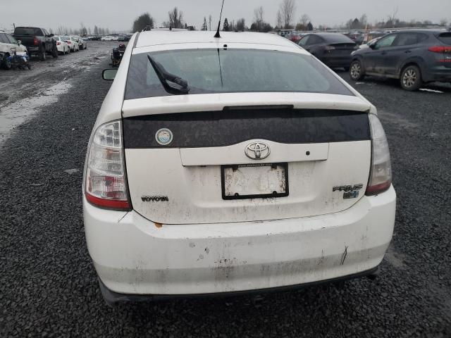 JTDKB20U273227832 - 2007 TOYOTA PRIUS WHITE photo 6