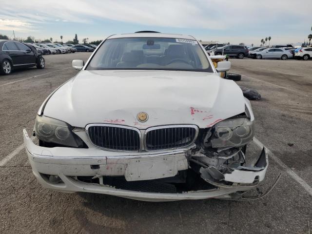 WBAHN83538DT81094 - 2008 BMW 750 LI WHITE photo 5