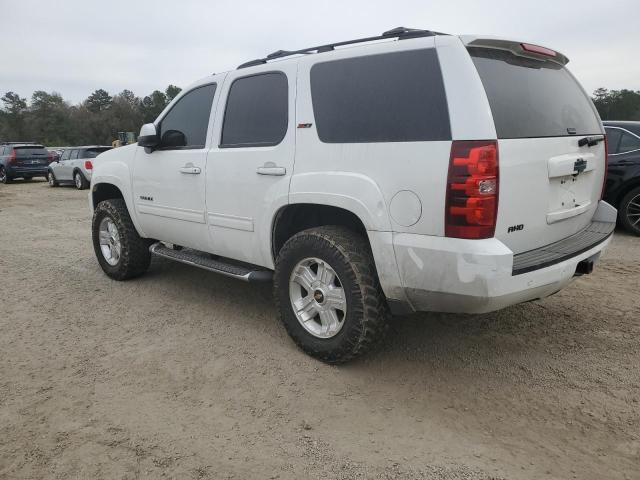 1GNSKBE07DR312302 - 2013 CHEVROLET TAHOE K1500 LT WHITE photo 2