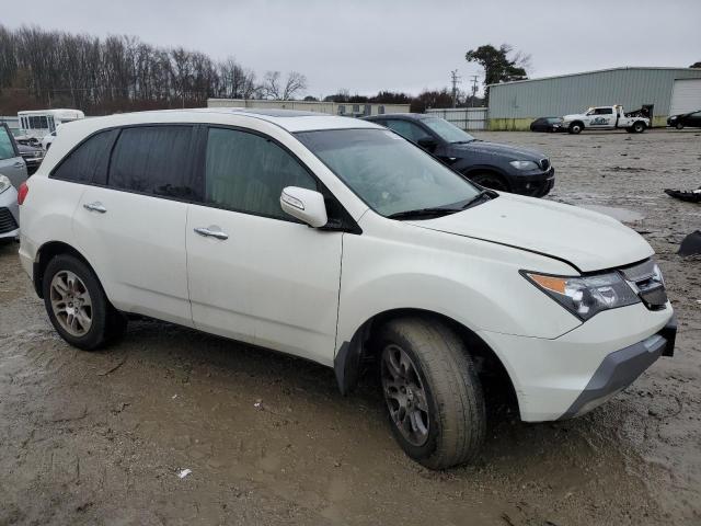 2HNYD28289H521429 - 2009 ACURA MDX WHITE photo 4