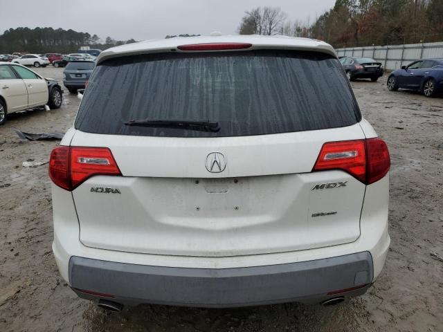 2HNYD28289H521429 - 2009 ACURA MDX WHITE photo 6