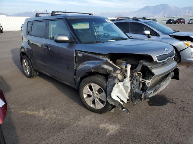 KNDJN2A20E7099256 - 2014 KIA SOUL GRAY photo 4