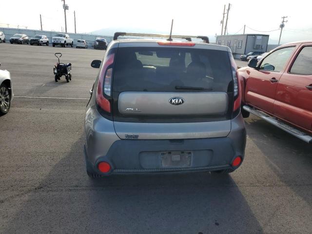 KNDJN2A20E7099256 - 2014 KIA SOUL GRAY photo 6