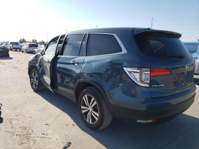 5FNYF5H55JB000206 - 2018 HONDA PILOT EXL BLUE photo 2