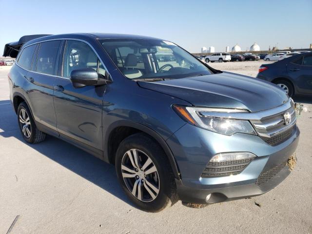 5FNYF5H55JB000206 - 2018 HONDA PILOT EXL BLUE photo 4