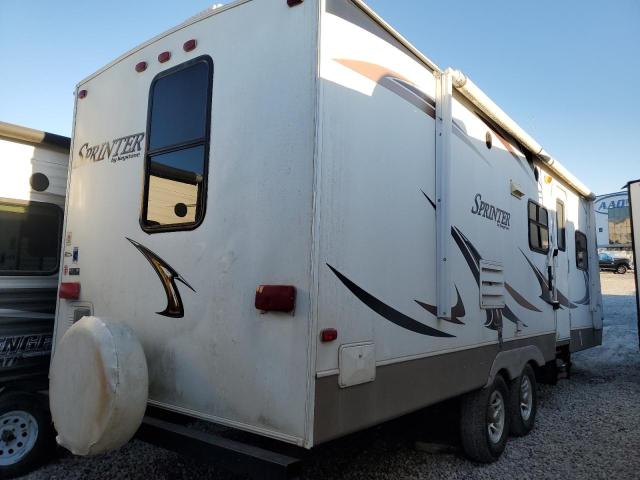 4YDT25021B1530932 - 2011 KEYSTONE SPRINTER WHITE photo 4