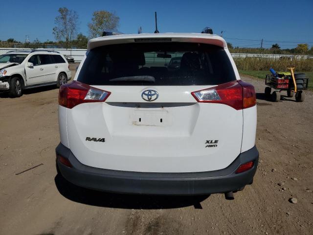 2T3RFREV0DW092582 - 2013 TOYOTA RAV4 XLE WHITE photo 6