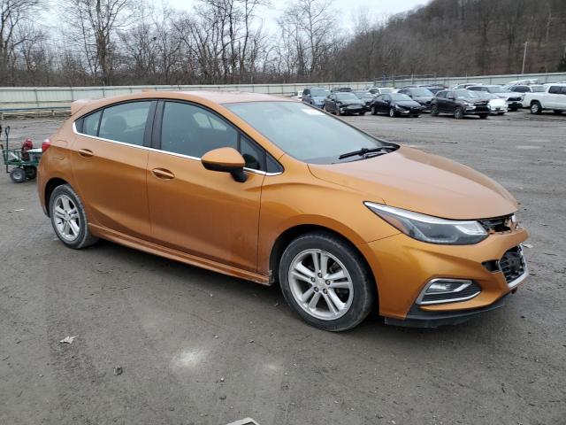 3G1BE6SM6HS593633 - 2017 CHEVROLET CRUZE LT ORANGE photo 4