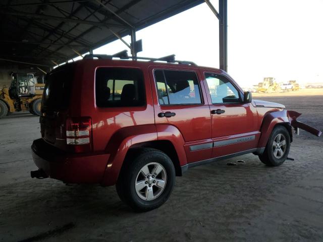 1J4PN2GKXAW144036 - 2010 JEEP LIBERTY SPORT RED photo 3