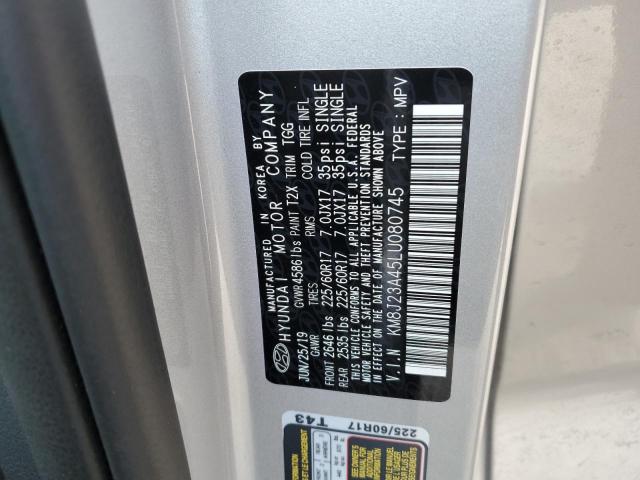 KM8J23A45LU080745 - 2020 HYUNDAI TUCSON SE SILVER photo 14