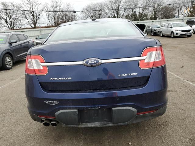 1FAHP2FW2BG177073 - 2011 FORD TAURUS LIMITED BLUE photo 6