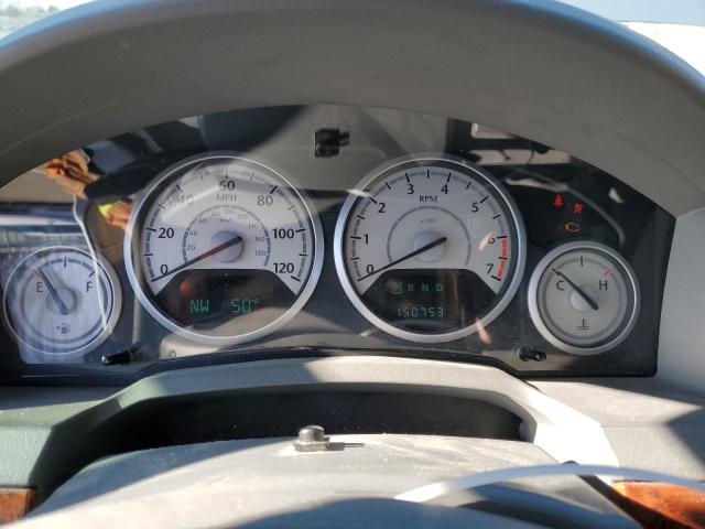 2A8HR54P08R714072 - 2008 CHRYSLER TOWN & COU TOURING SILVER photo 9