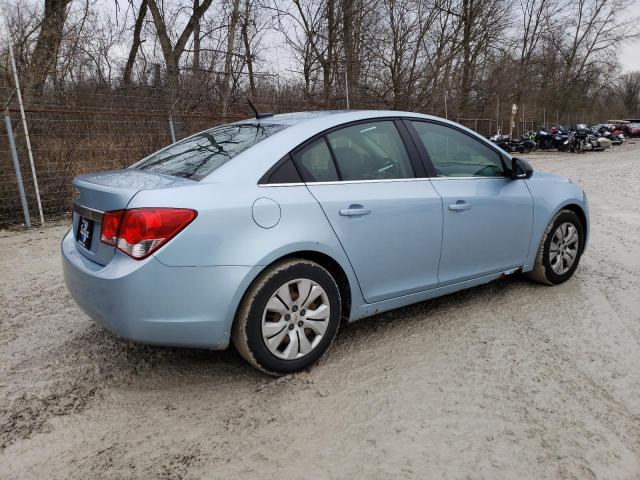 1G1PC5SH4C7290270 - 2012 CHEVROLET CRUZE LS TURQUOISE photo 3